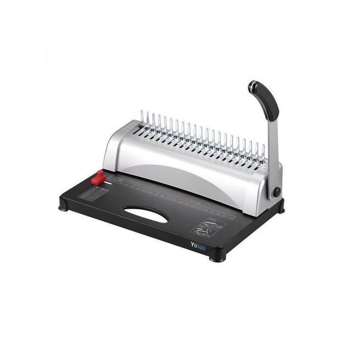 Machine à Reluire - Perforeuse Reliure  (Gris  - Noir)